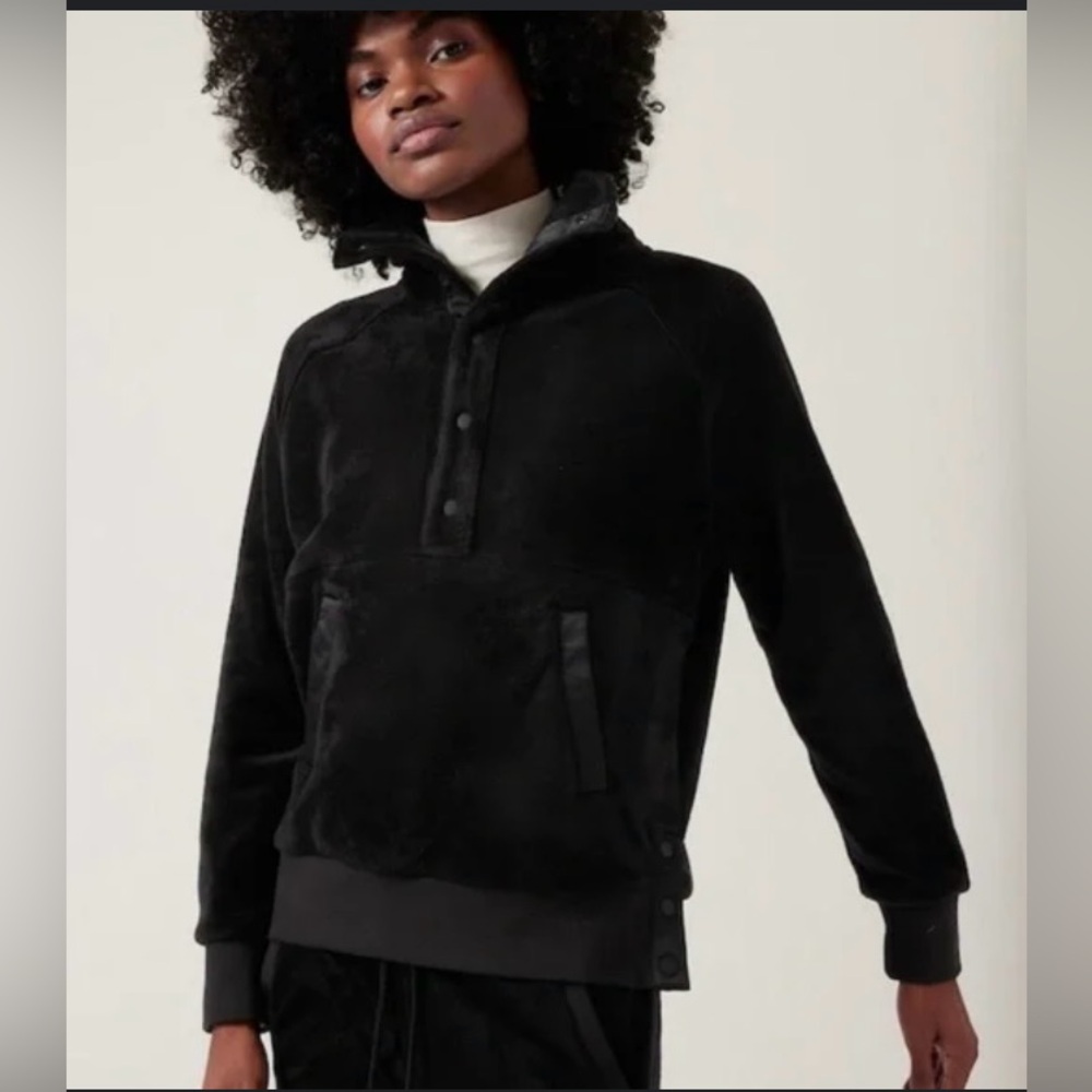 Athleta cozy snap front sweatshirt Size- SP